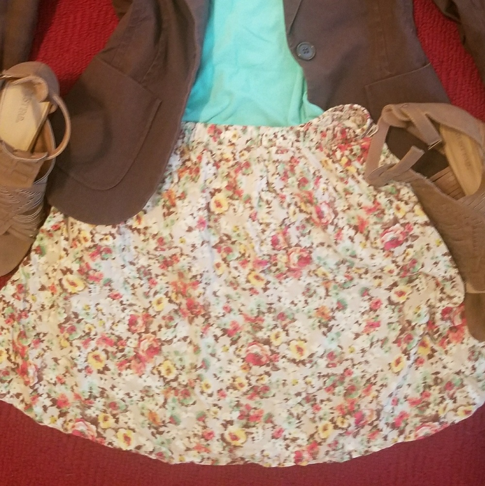 Floral skirt